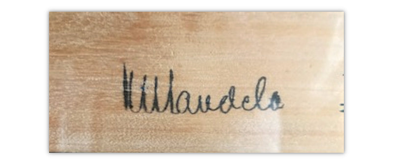 Nelson Mandela signed cricket bat
