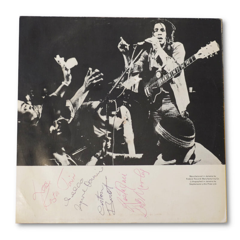 Bob Marley signed Punky Reggae Party 12" single