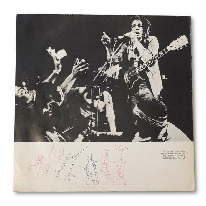 Bob Marley signed Punky Reggae Party 12" single
