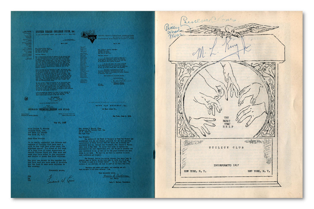 Martin Luther King signed programme