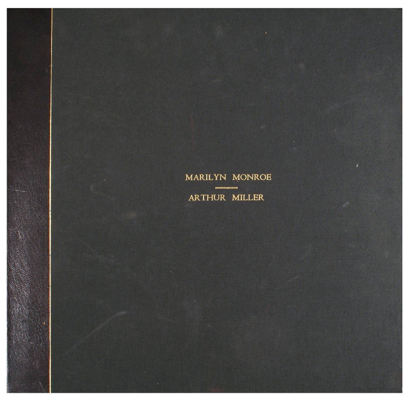 Marilyn Monroe and Arthur Miller signed album sleeve