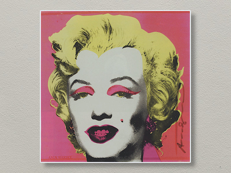 Andy Warhol signed Marilyn Monroe print