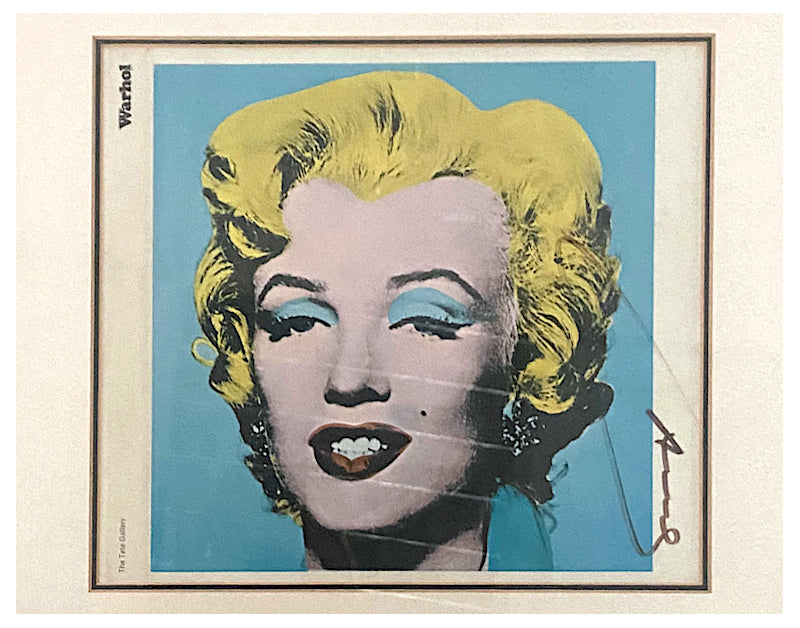 Andy Warhol signed exhibition catalogue