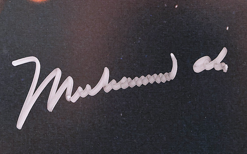 Muhammad Ali oversized signed photograph