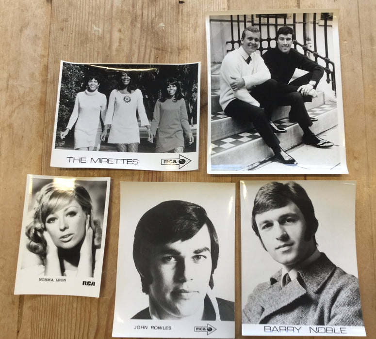 Pop music press photos