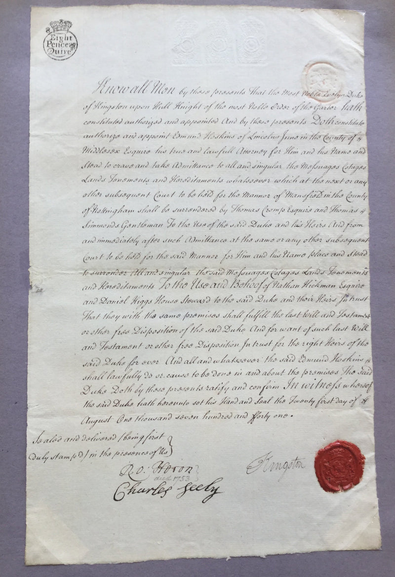 British nobility letter