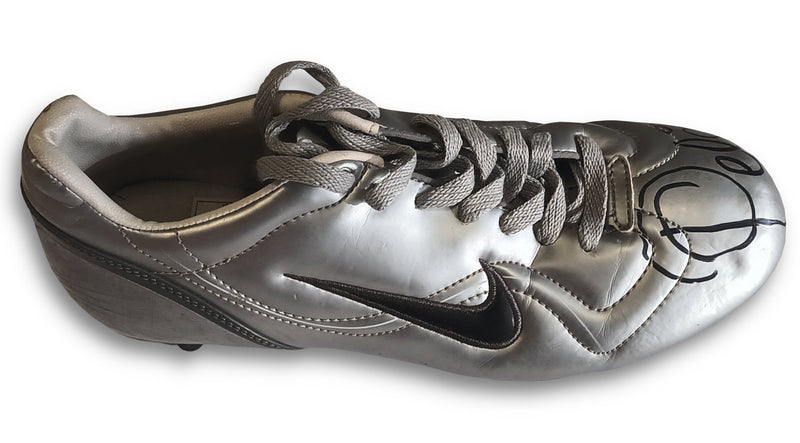Pele signed football boot