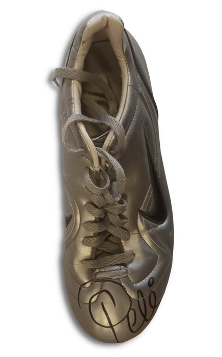 Pele autographed football boot