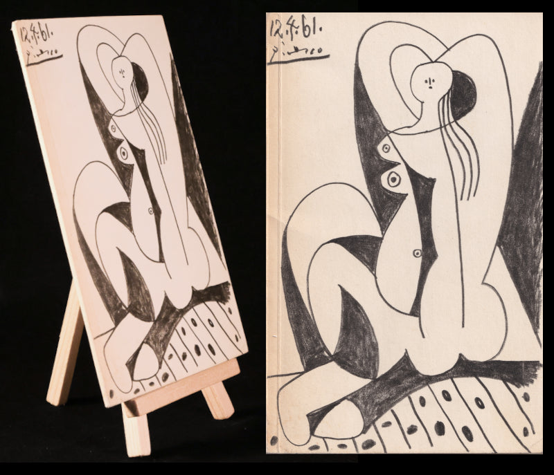 Pablo Picasso original signed drawing