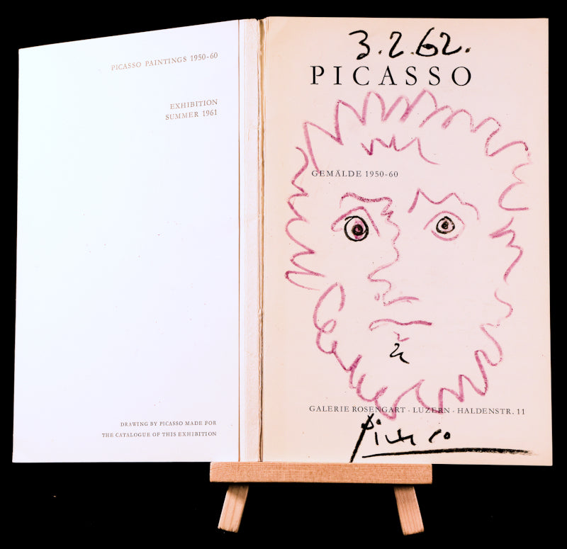 Pablo Picasso original signed drawing