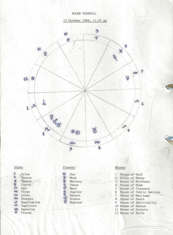 JK Rowling personally written and illustrated horoscope