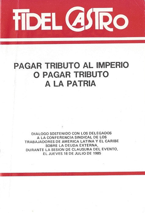Fidel Castro Signed Speech Transcript