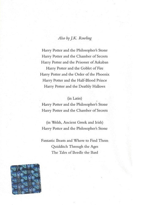The Casual Vacancy First Edition Signed by J.K. Rowling