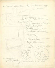 Paul Signac Autograph Manuscript 