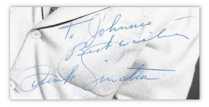 Frank Sinatra signed photograph
