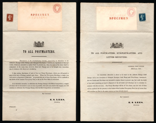 Great Britain 1841 Postal Notice, SGPN3