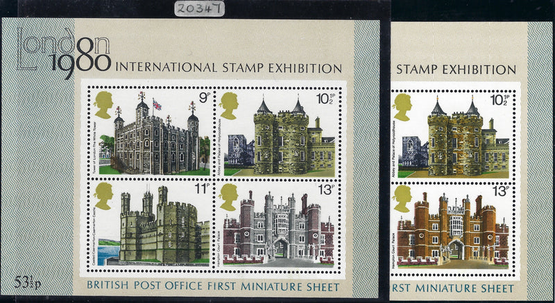 Great Britain 1978 Queen Elizabeth II British Architecture Miniature sheet, SG1058d