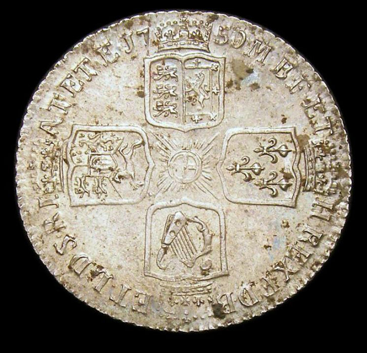 Shilling George II 1750