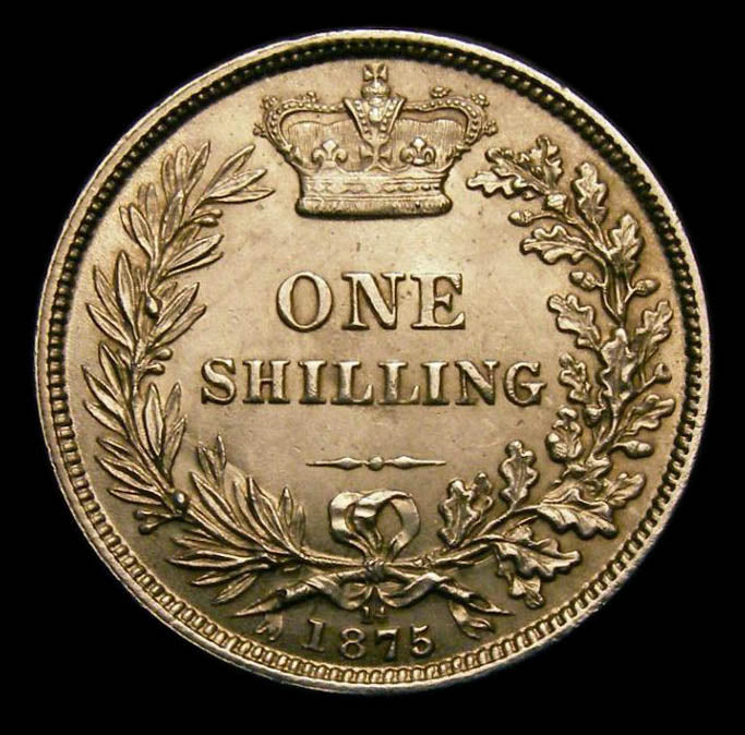 Shilling Victoria 1875