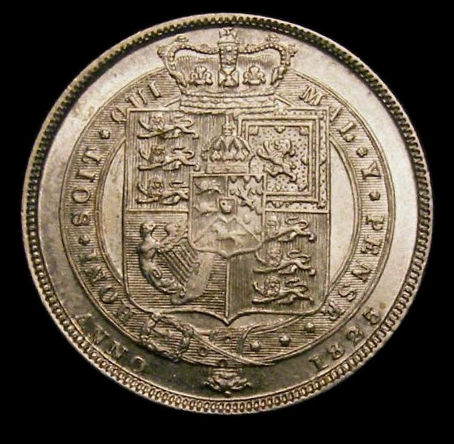 Sixpence George IV 1825
