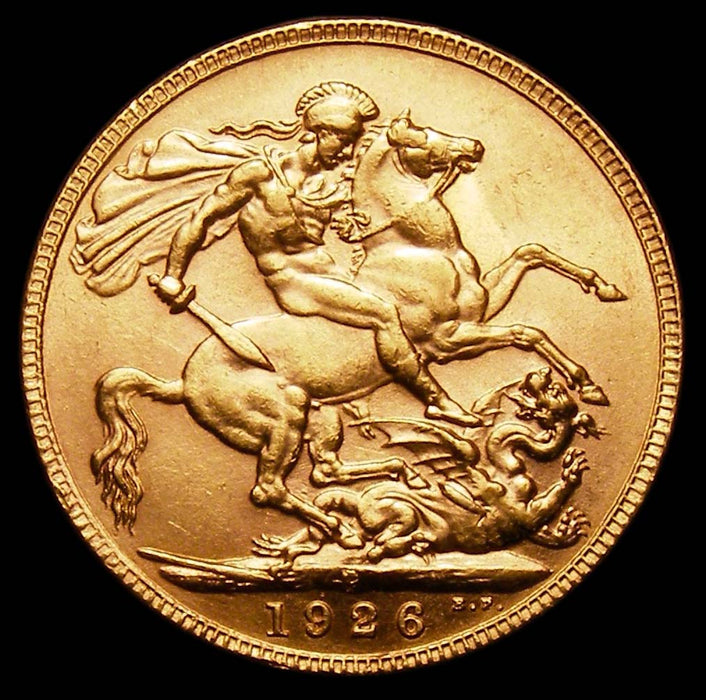 Gold Sovereign George V 1926