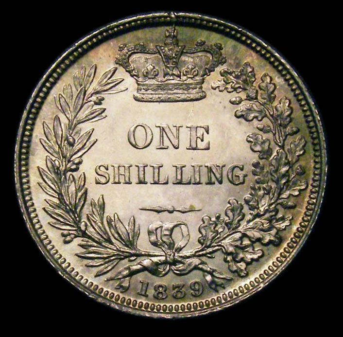 Shilling Victoria 1839