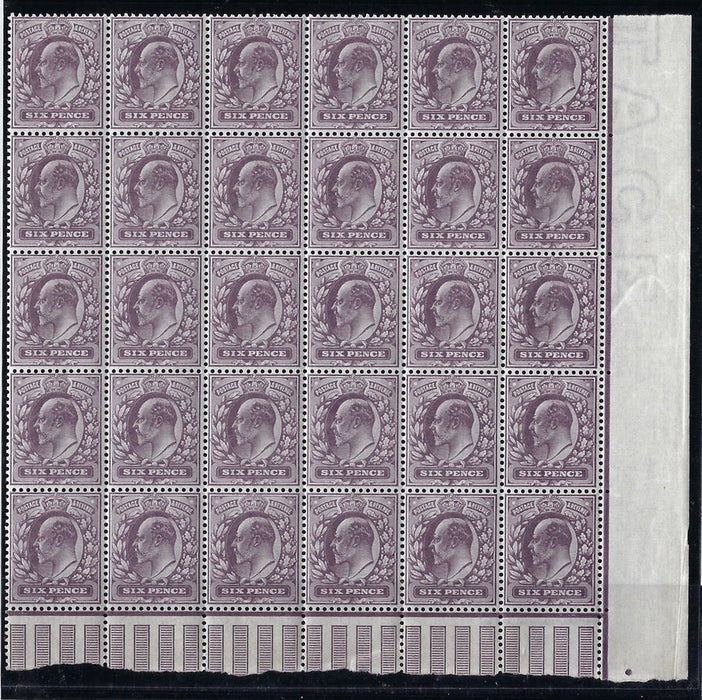 Great Britain 1902 6d Slate purple (O), SG246
