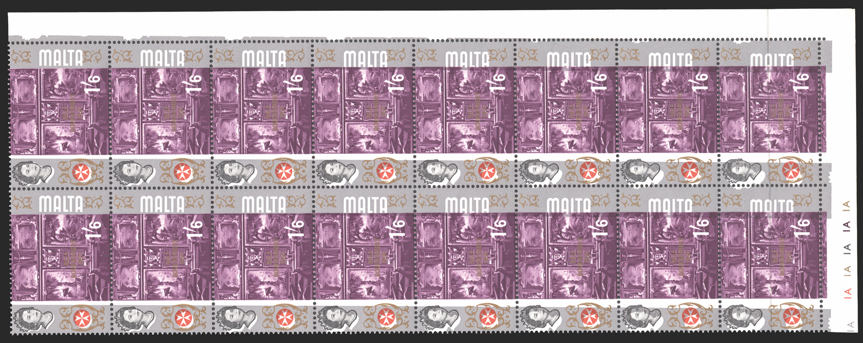 BATUM BRIT OCC 1920 50r on 1k orange, SG21