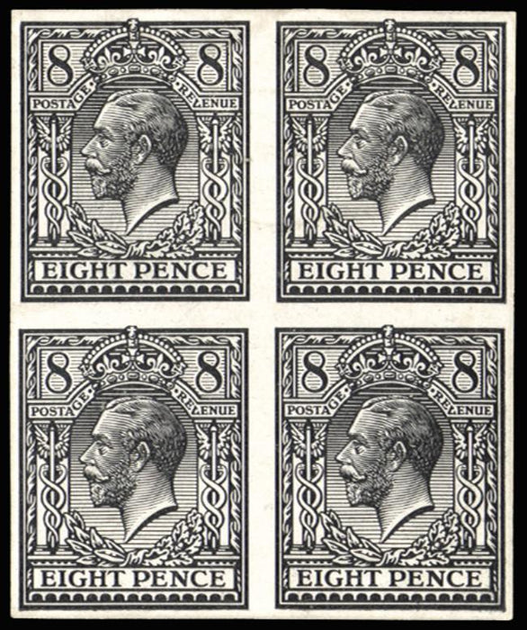 Great Britain 1912 8d Trials of Eve's Pillar Design, SG390var