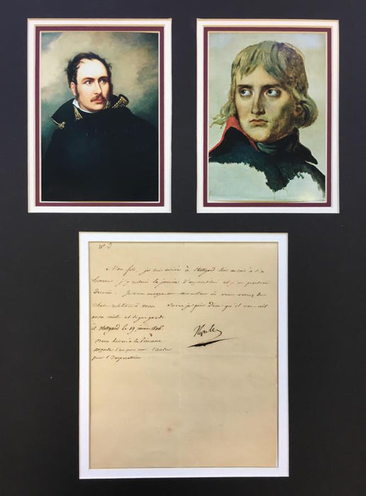 Napoleon Bonaparte signed letter 