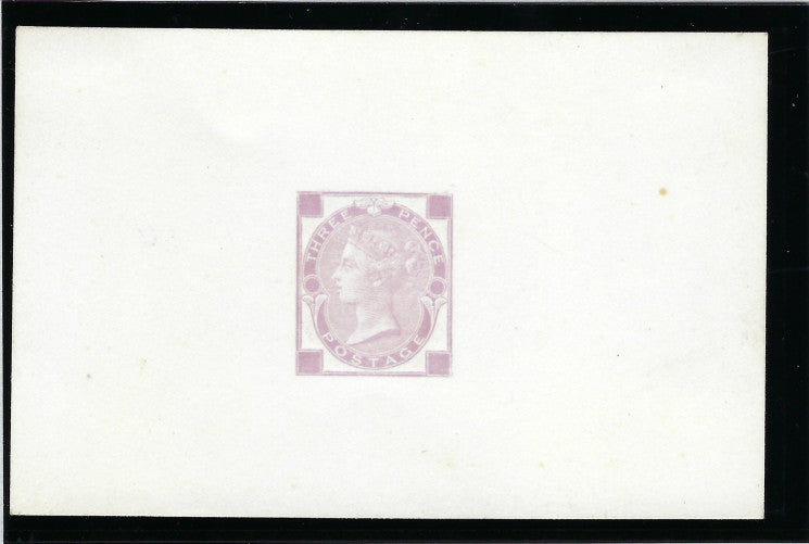 Great Britain 1870 3d die proof, SG103var