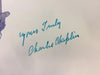 Charlie Chaplin signed portrait