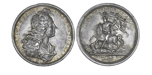 Great Britain Coronation of George 1714 Silver Medal
