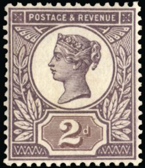 Great Britain 1899 2d "Jubilee" colour trial, SG200var.