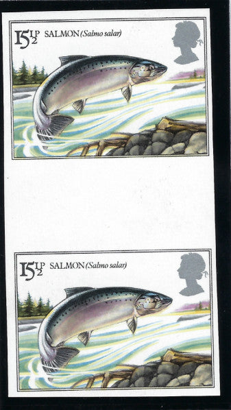 Great Britain 1983 Queen Elizabeth II  15½p British River Fish. SG1207a