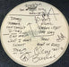 Blondie signed and concert used drum skin