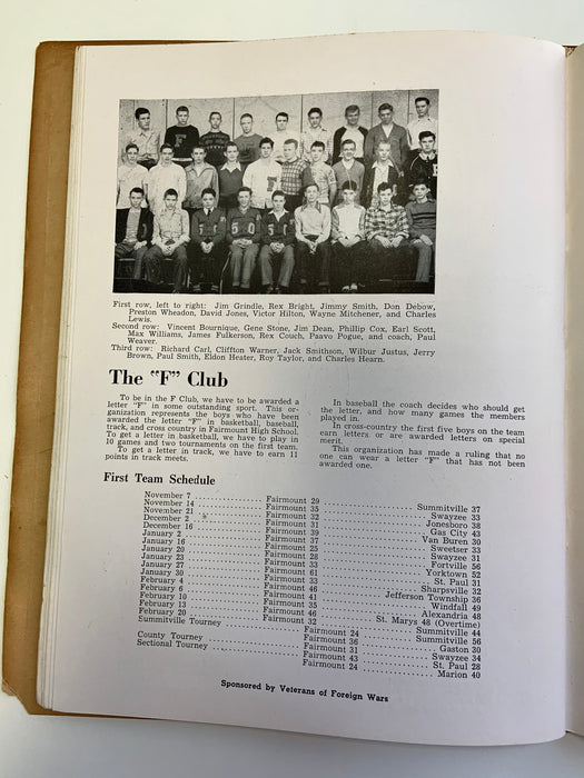 James Dean Signed 1948 High School Yearbook