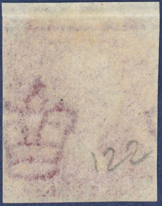 Great Britain 1868 1d rose red Plate 22 imprimatur, SG43var