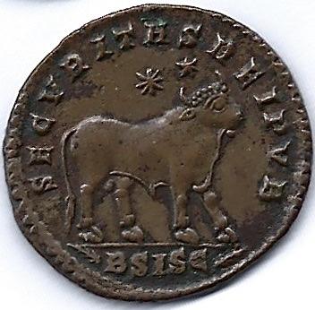 Julian II AE Double Mairovina 362-3 Siscia Good extremely fine