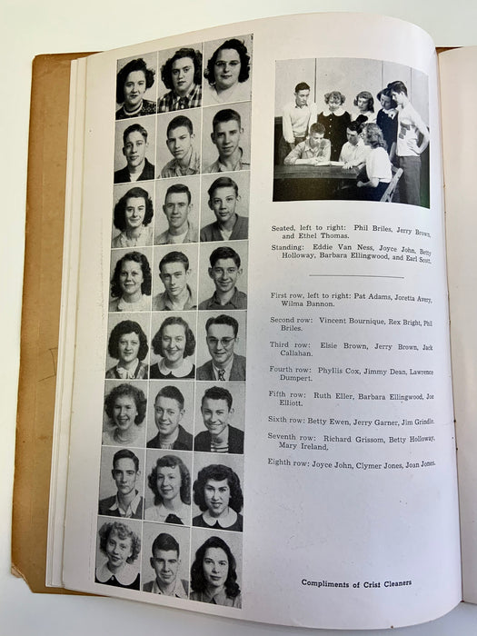 James Dean Signed 1948 High School Yearbook
