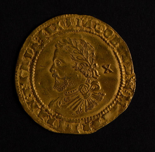 James I gold ten shilling "Laurel" (1621-1623)