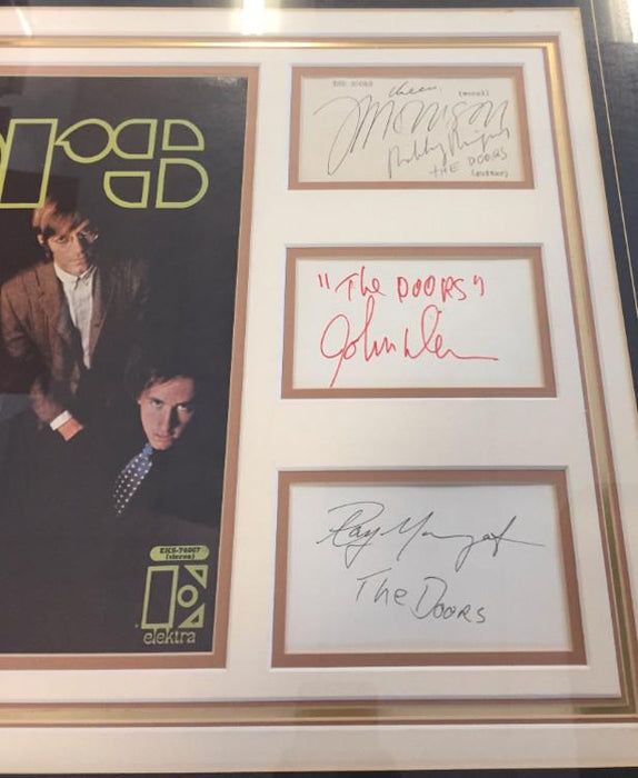 The Doors complete set of signatures