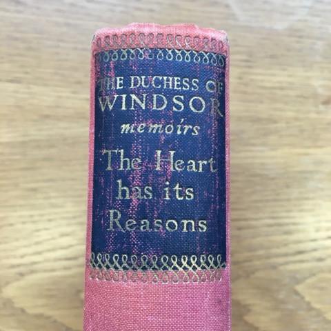 Wallis Simpson signed autobiography