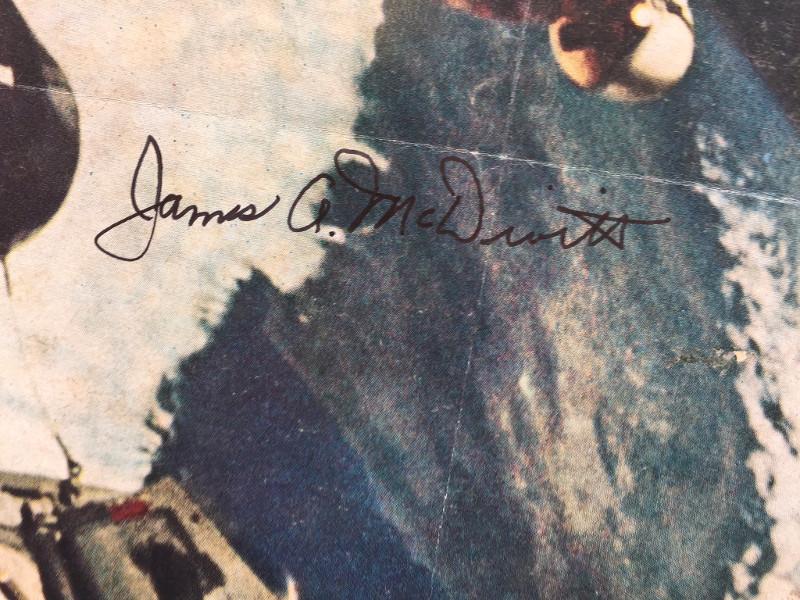 James A McDivitt signed 