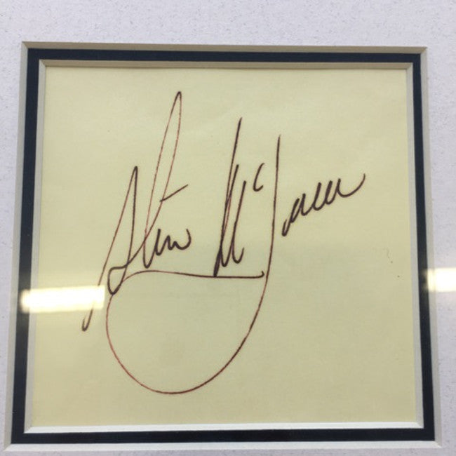 Steve McQueen autograph