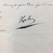 Napoleon Bonaparte signed letter 