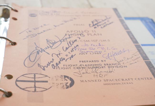 Apollo 11 signed flight plan