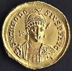 Theodosius N Solidus. Good extremely fine