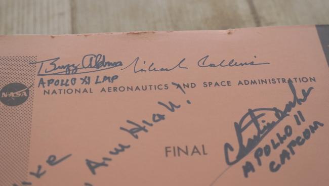Apollo 11 signed flight plan