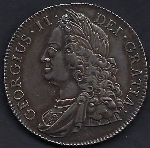 Great Britain 1727-1769 George II Crown. GEF
